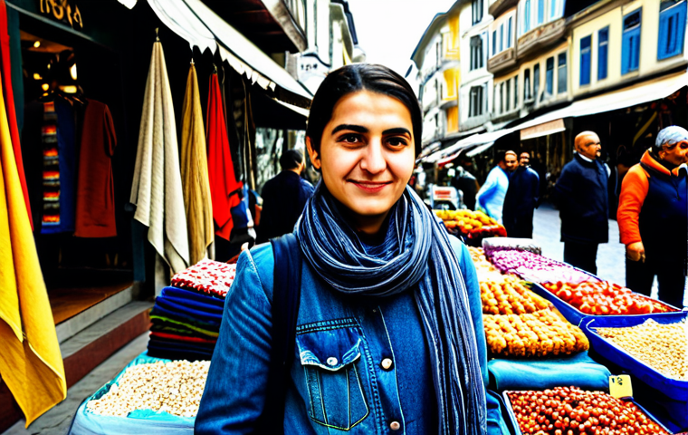 **

"A stylish Turkish woman at a local artisan market in Istanbul, browsing handcrafted accessories made from recycled materials. She's wearing modest, fashionable clothing suitable for the city. Focus on close-up details of the sustainable accessories: bags made from upcycled denim, jewelry crafted from recycled glass, and scarves made from organic cotton. Background should showcase the vibrant market atmosphere with other vendors and shoppers. Fully clothed, appropriate attire, safe for work, perfect anatomy, natural proportions, professional photography, high quality, family-friendly, Istanbul market scene."

**